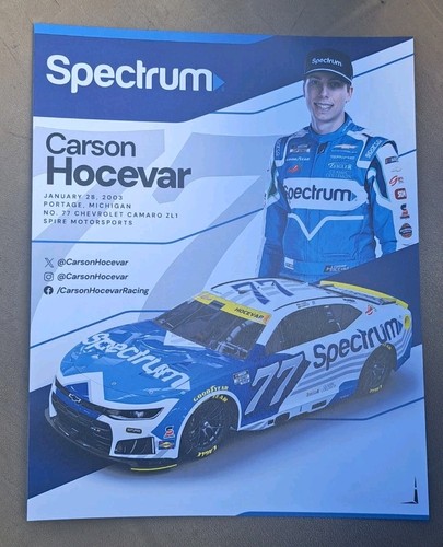 Carson hocevar 2026 8x10 - hocevar,