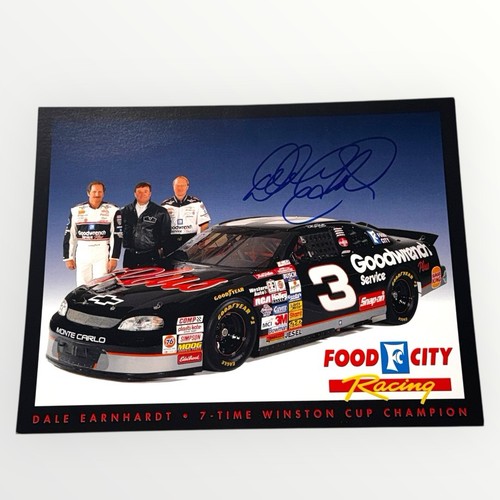 Foto firmata dale earnhardt 3 - firmata,