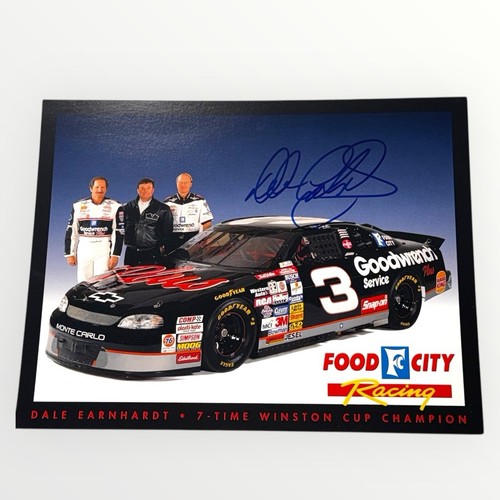 Foto firmata dale - foto, earnhardt